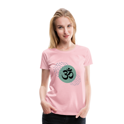 Frauen Premium T-Shirt - Om - Hellrosa