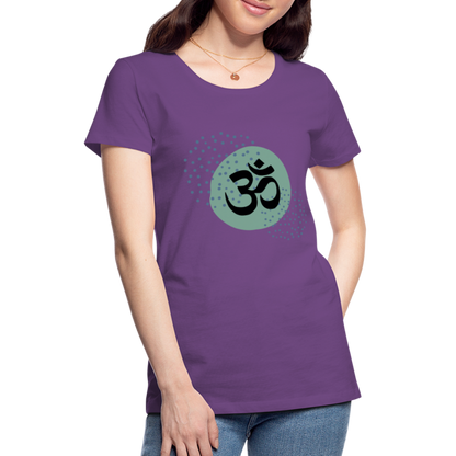 Frauen Premium T-Shirt - Om - Lila