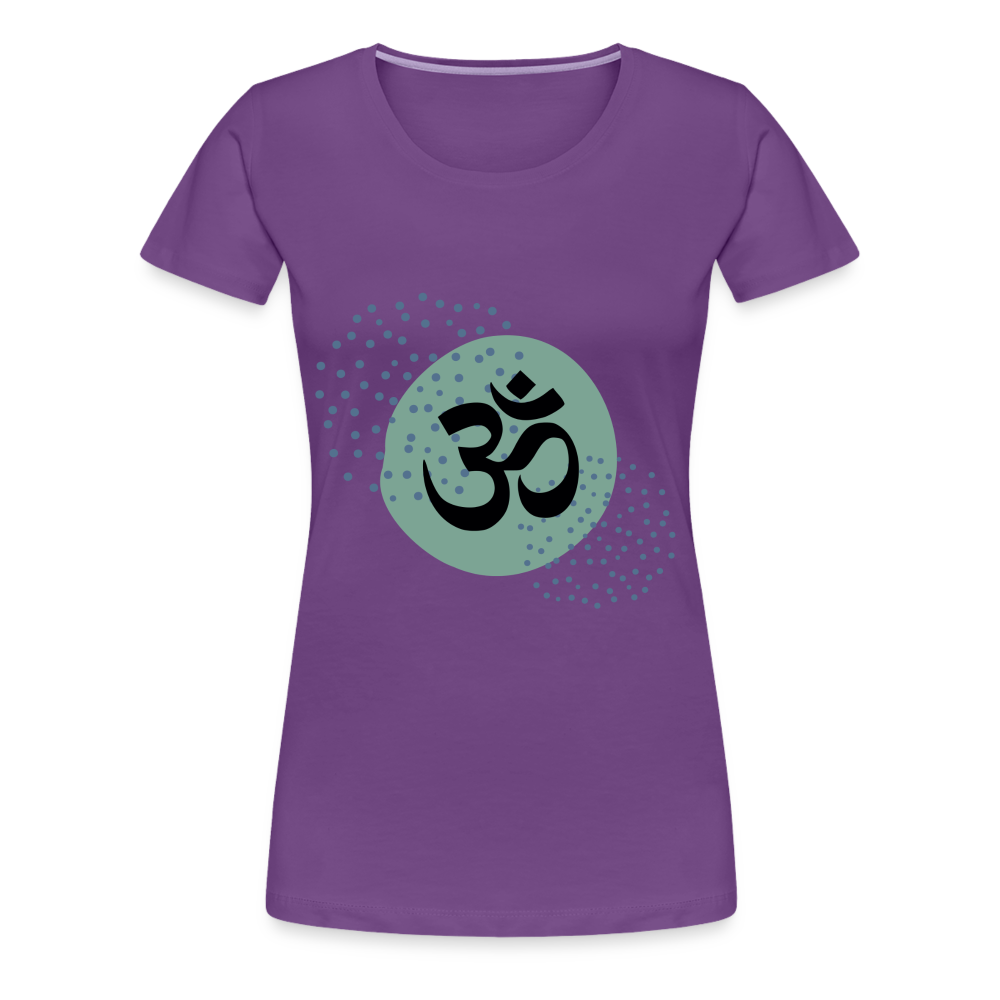 Frauen Premium T-Shirt - Om - Lila