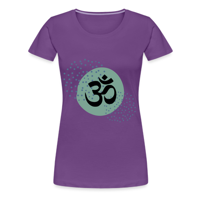 Frauen Premium T-Shirt - Om - Lila