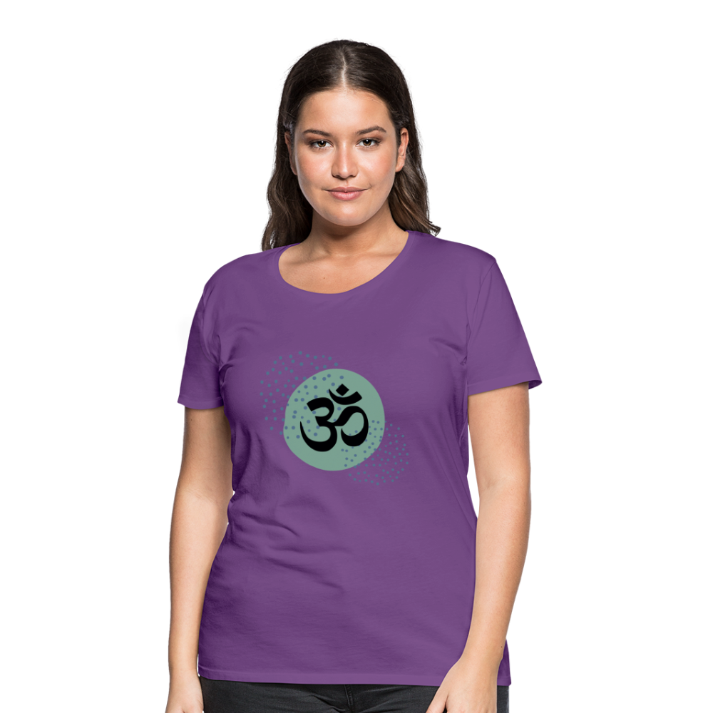 Frauen Premium T-Shirt - Om - Lila