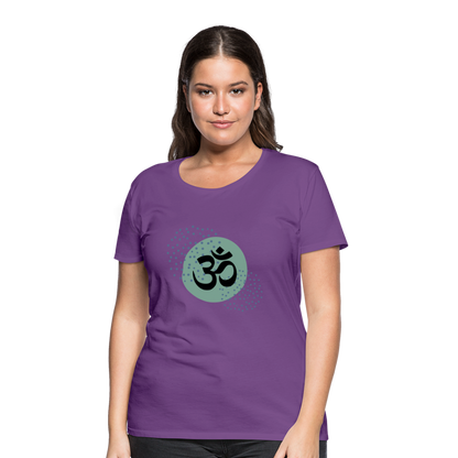 Frauen Premium T-Shirt - Om - Lila