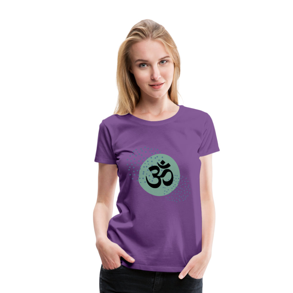 Frauen Premium T-Shirt - Om - Lila