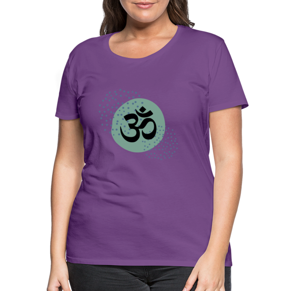 Frauen Premium T-Shirt - Om - Lila