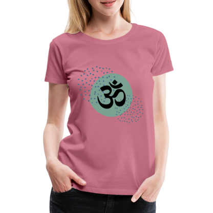 Frauen Premium T-Shirt - Om - Malve