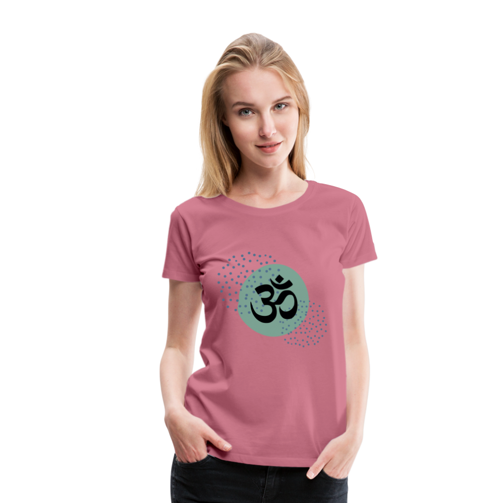 Frauen Premium T-Shirt - Om - Malve