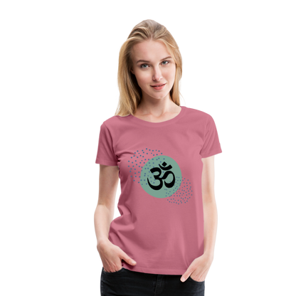 Frauen Premium T-Shirt - Om - Malve