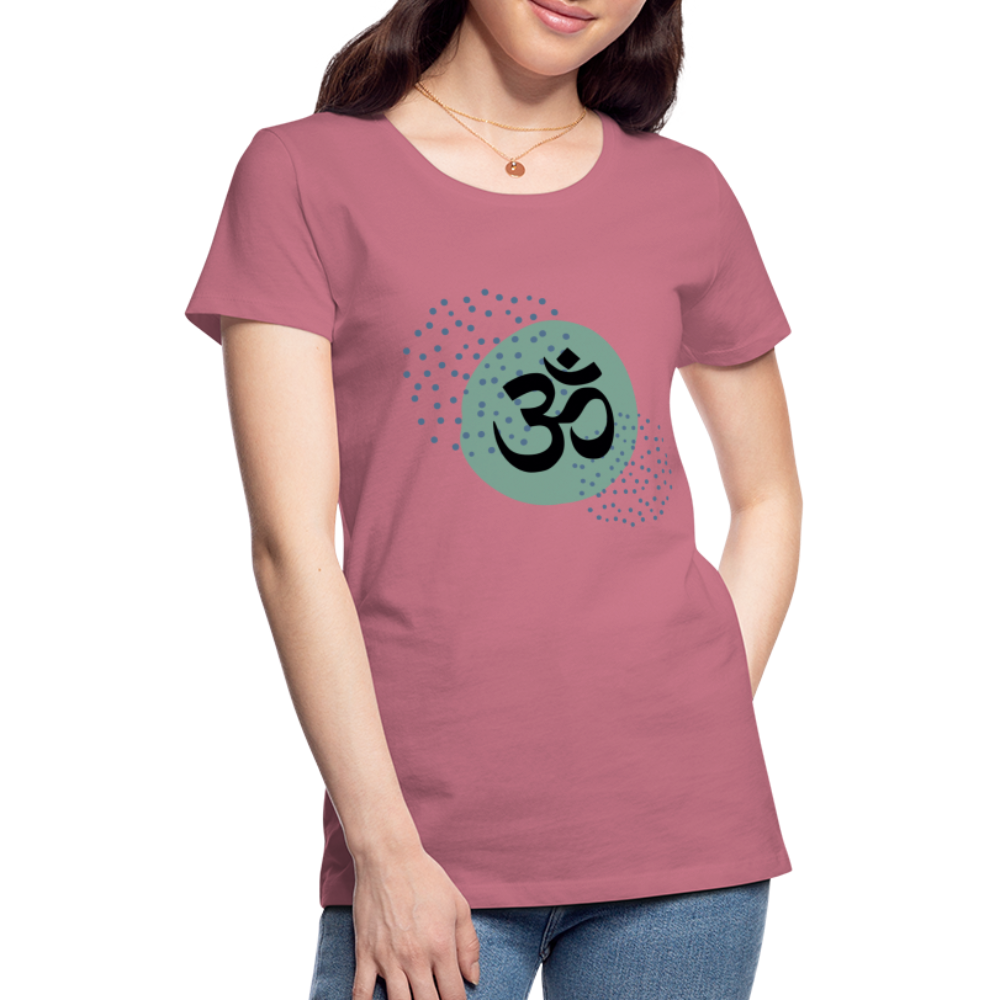 Frauen Premium T-Shirt - Om - Malve