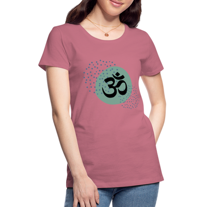 Frauen Premium T-Shirt - Om - Malve