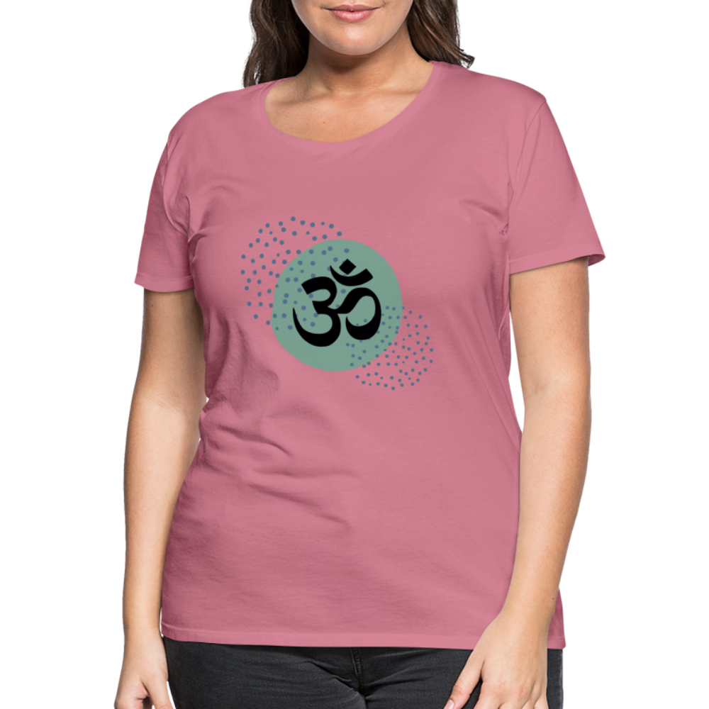 Frauen Premium T-Shirt - Om - Malve