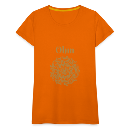 Frauen Premium T-Shirt - Ohm - Orange