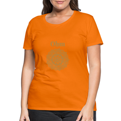 Frauen Premium T-Shirt - Ohm - Orange