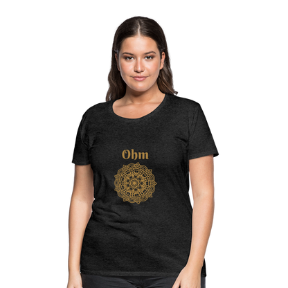 Frauen Premium T-Shirt - Ohm - Anthrazit