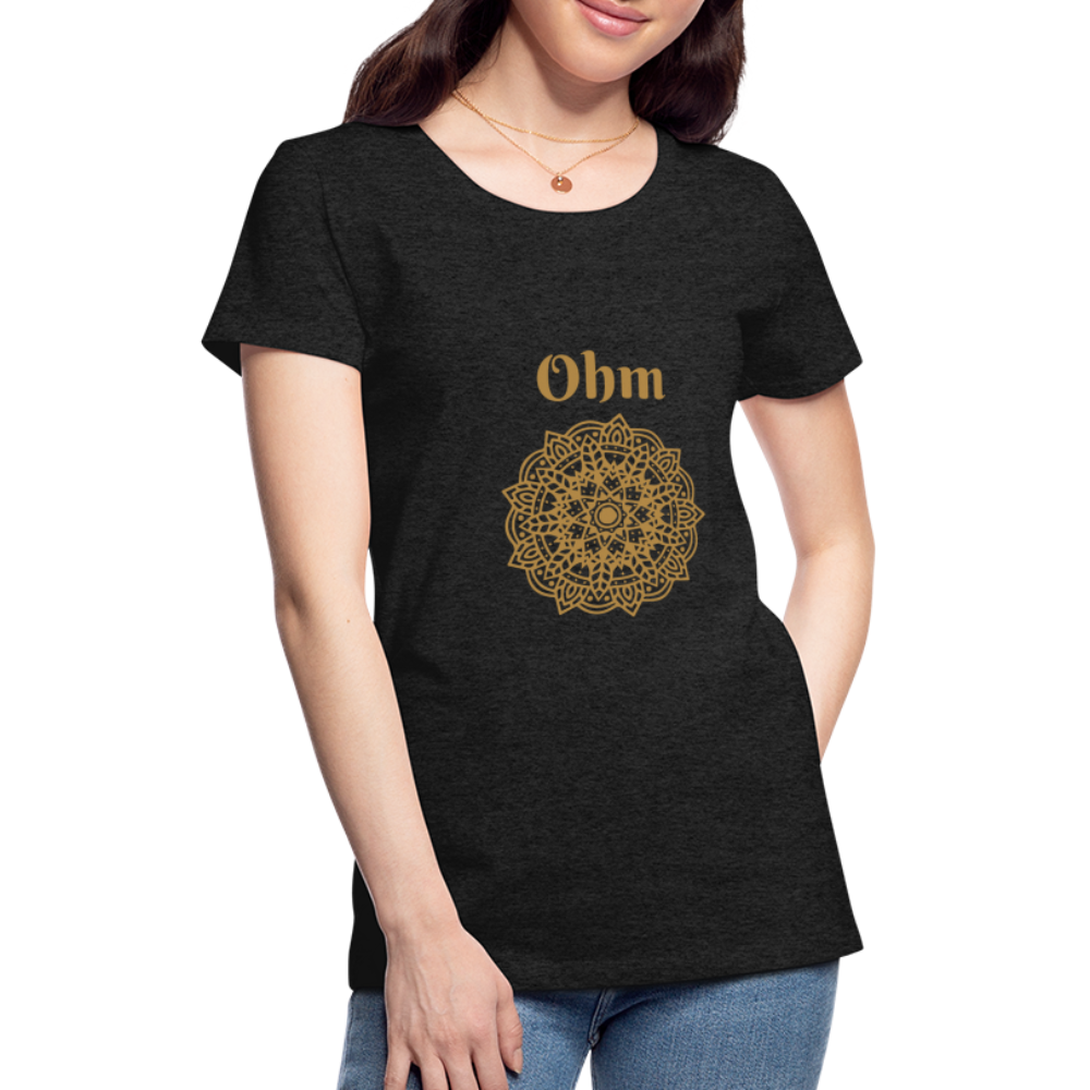 Frauen Premium T-Shirt - Ohm - Anthrazit