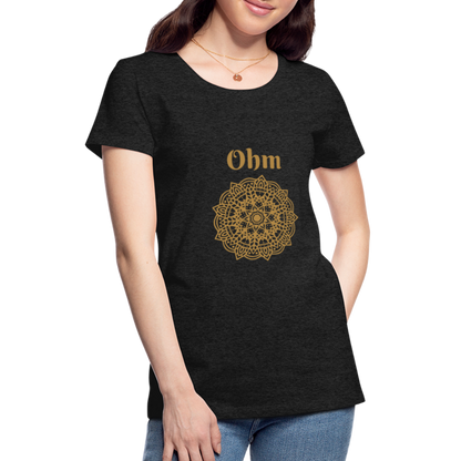 Frauen Premium T-Shirt - Ohm - Anthrazit