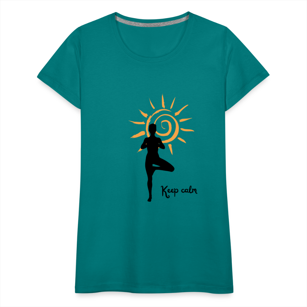 Frauen Premium T-Shirt - Keep calm - Divablau