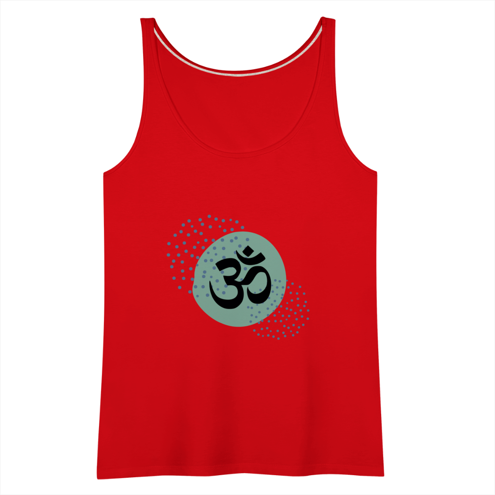 Frauen Premium Tank Top - Om - Rot