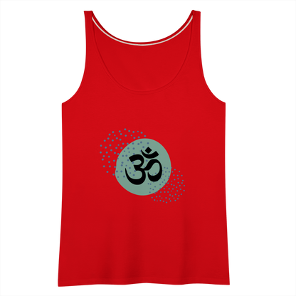 Frauen Premium Tank Top - Om - Rot