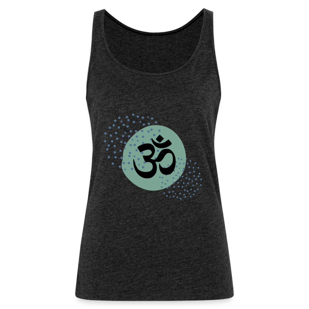 Frauen Premium Tank Top - Om - Anthrazit