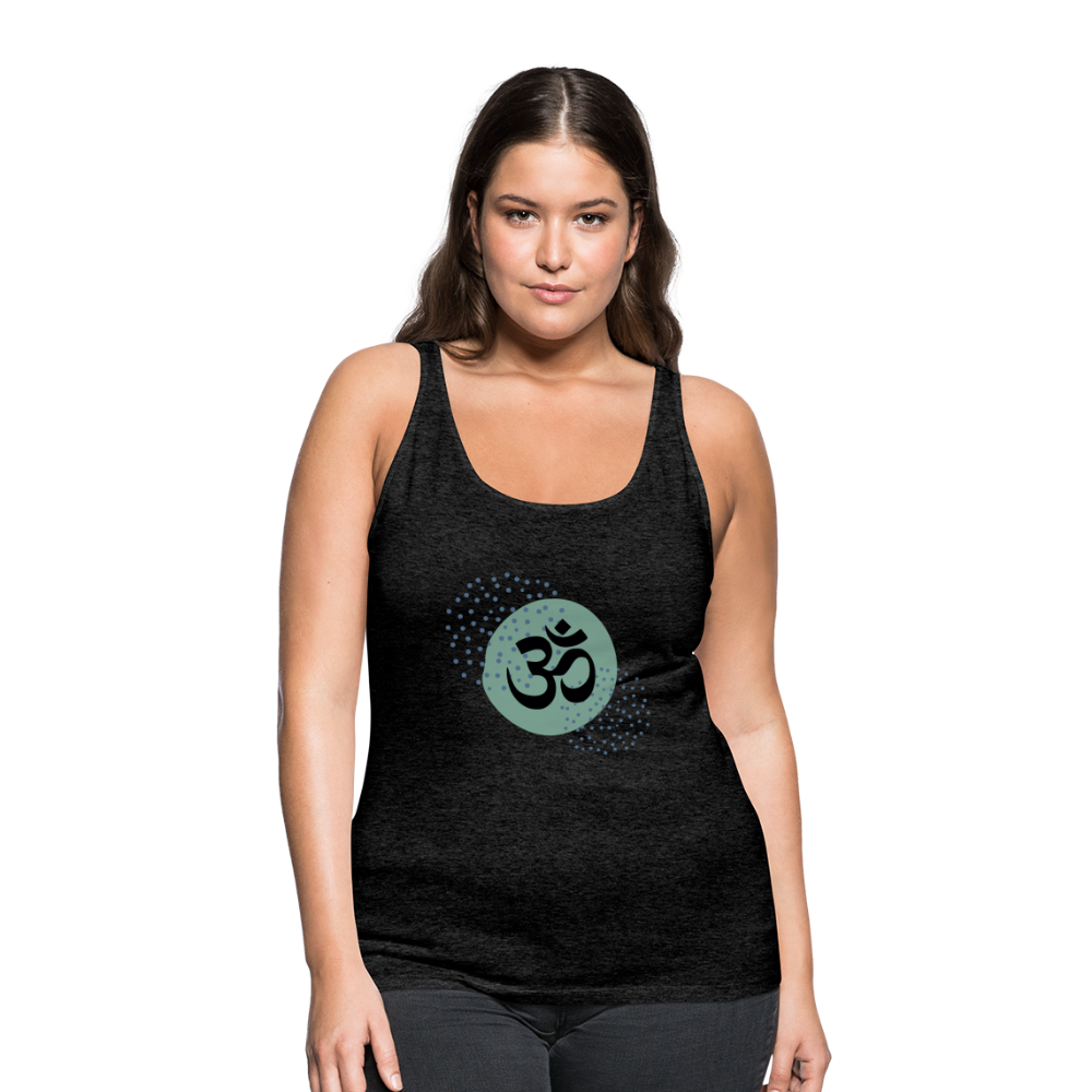 Frauen Premium Tank Top - Om - Anthrazit