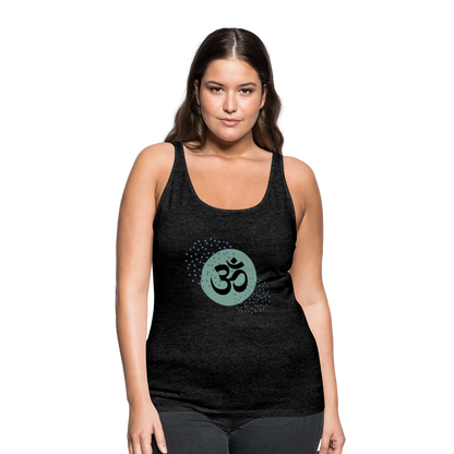 Frauen Premium Tank Top - Om - Anthrazit