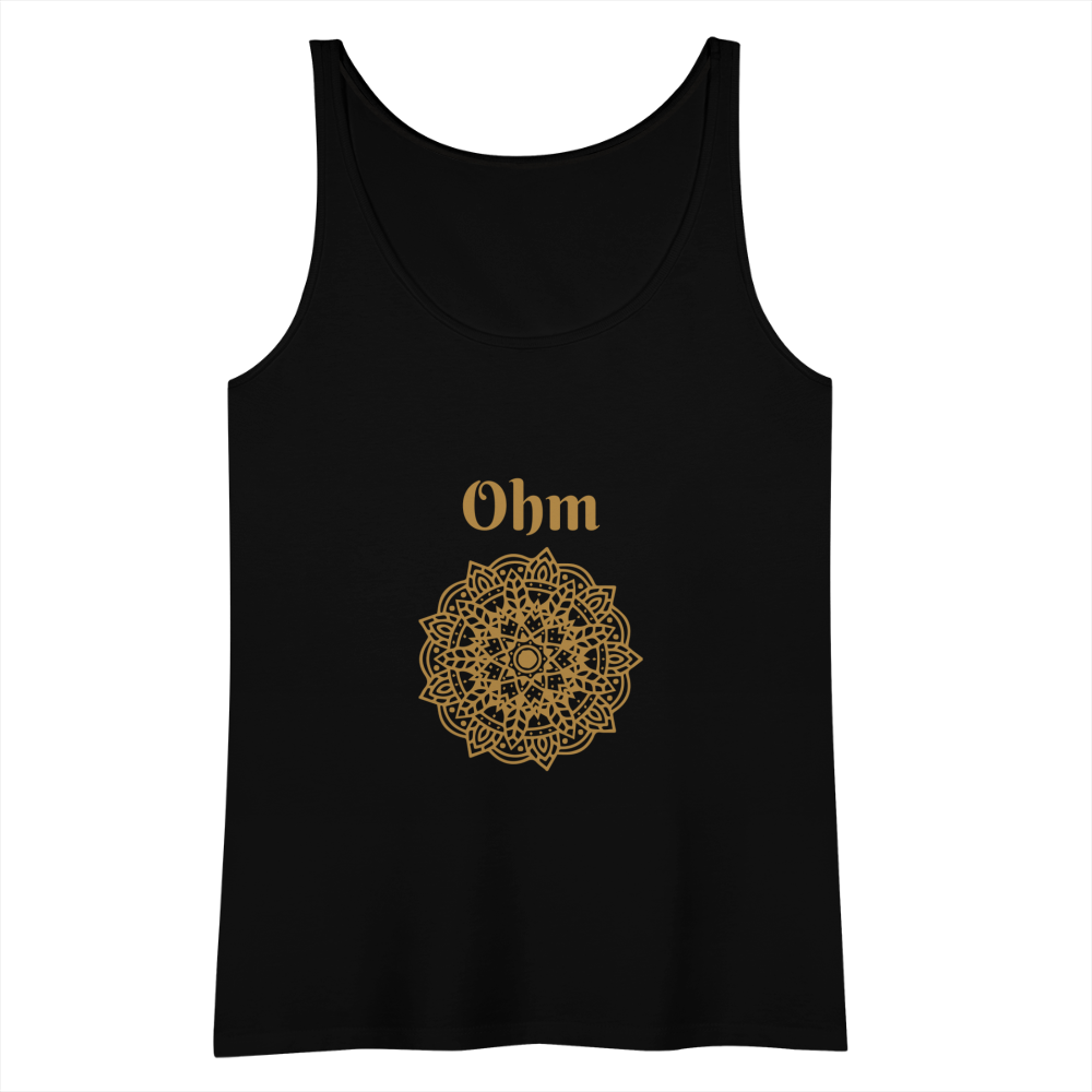 Frauen Premium Tank Top - Ohm - Schwarz