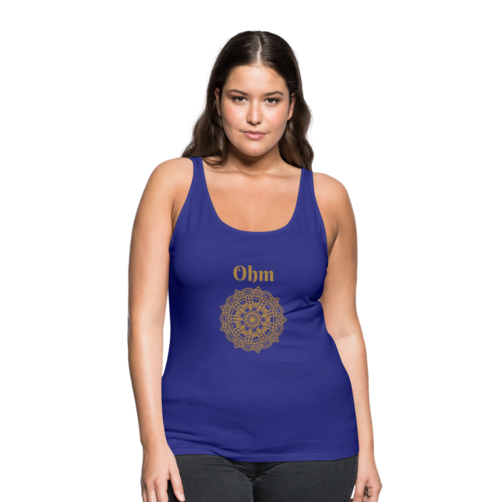 Frauen Premium Tank Top - Ohm - Königsblau