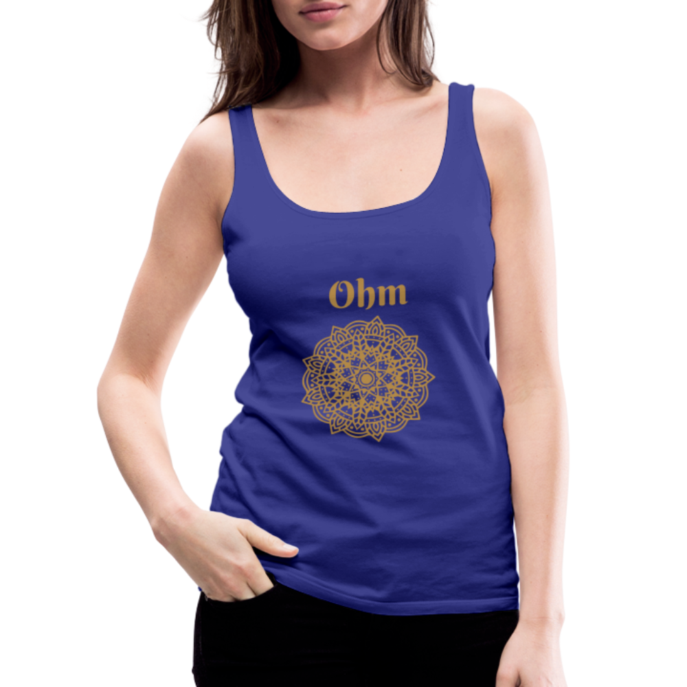 Frauen Premium Tank Top - Ohm - Königsblau