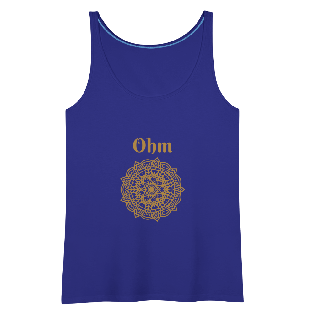 Frauen Premium Tank Top - Ohm - Königsblau