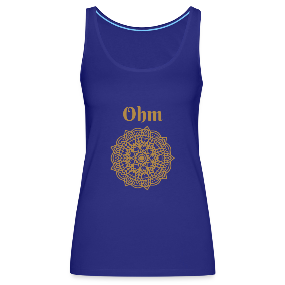 Frauen Premium Tank Top - Ohm - Königsblau