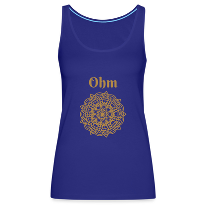 Frauen Premium Tank Top - Ohm - Königsblau