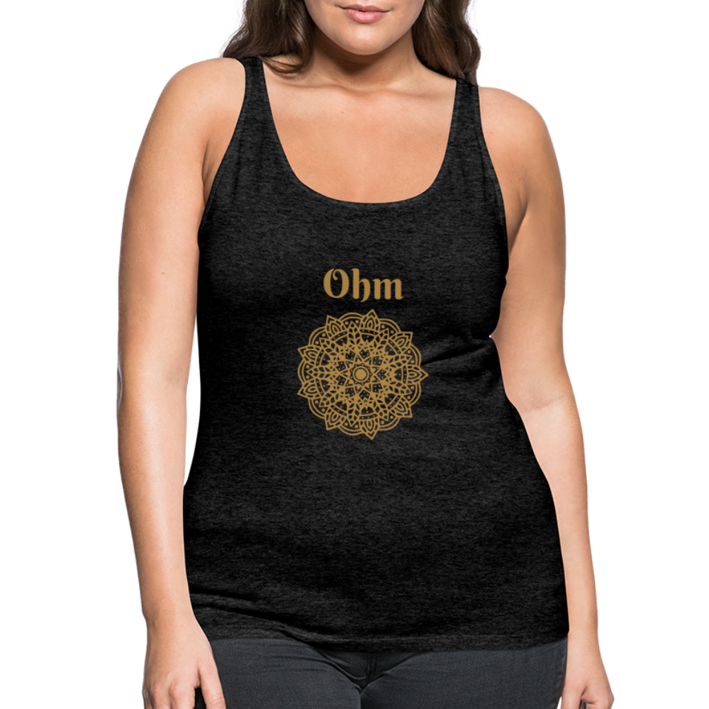 Frauen Premium Tank Top - Ohm - Anthrazit