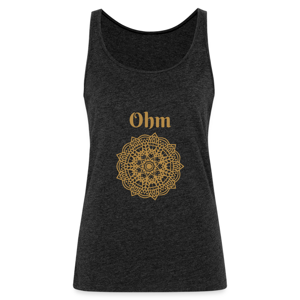 Frauen Premium Tank Top - Ohm - Anthrazit