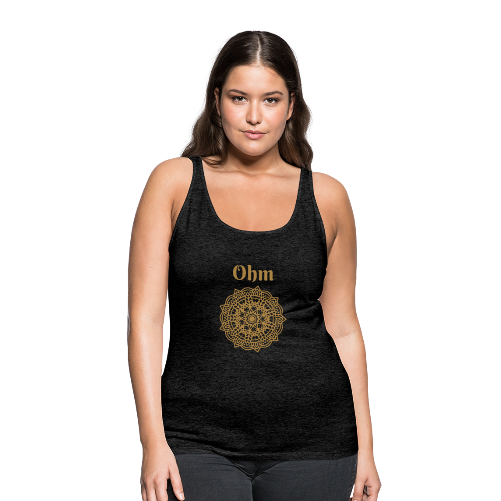 Frauen Premium Tank Top - Ohm - Anthrazit