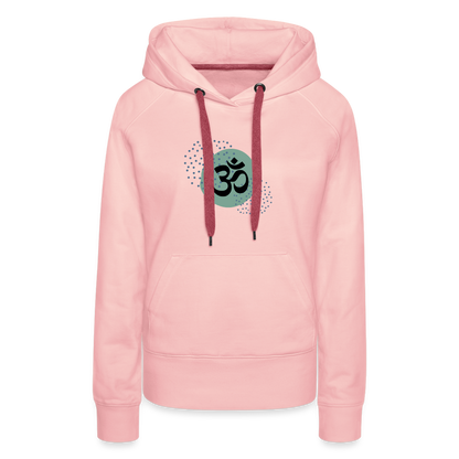 Frauen Premium Hoodie - Om - Kristallrosa