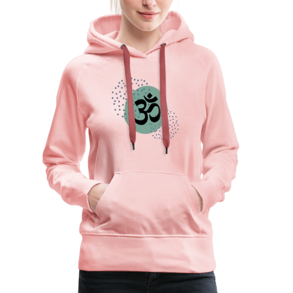 Frauen Premium Hoodie - Om - Kristallrosa