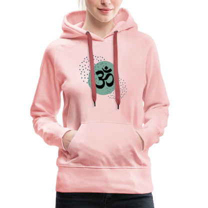 Frauen Premium Hoodie - Om - Kristallrosa