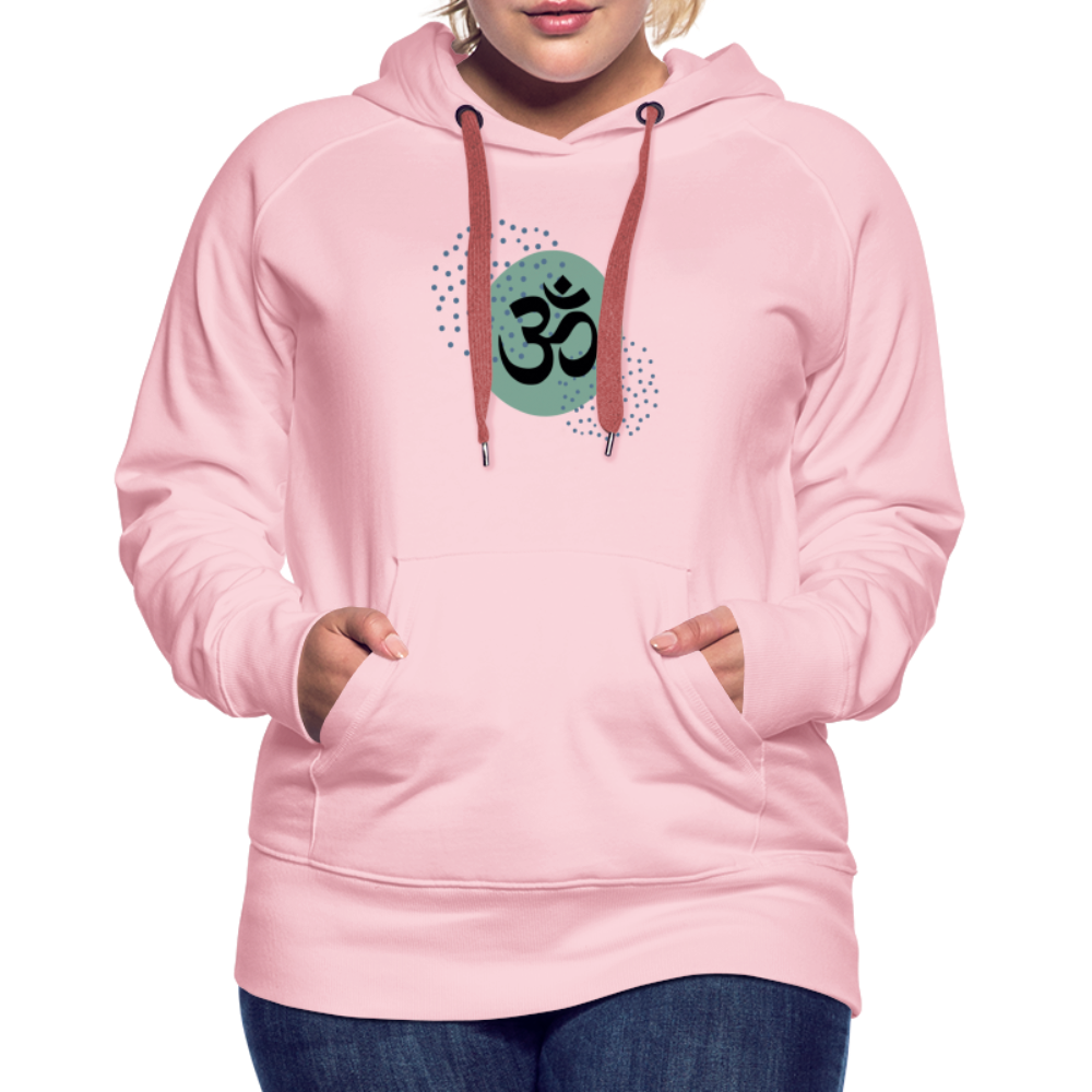 Frauen Premium Hoodie - Om - Kristallrosa