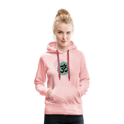 Frauen Premium Hoodie - Om - Kristallrosa