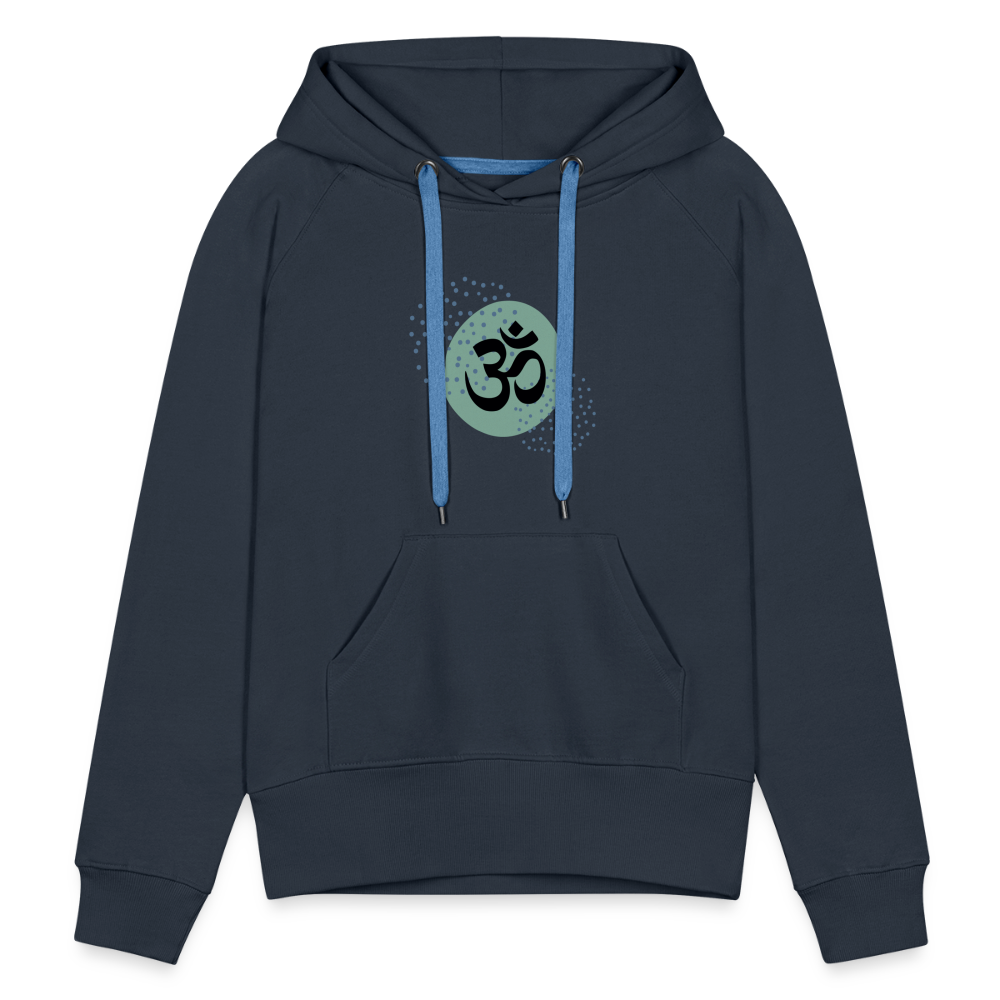 Frauen Premium Hoodie - Om - Navy