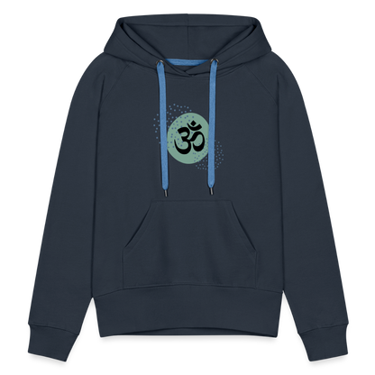 Frauen Premium Hoodie - Om - Navy