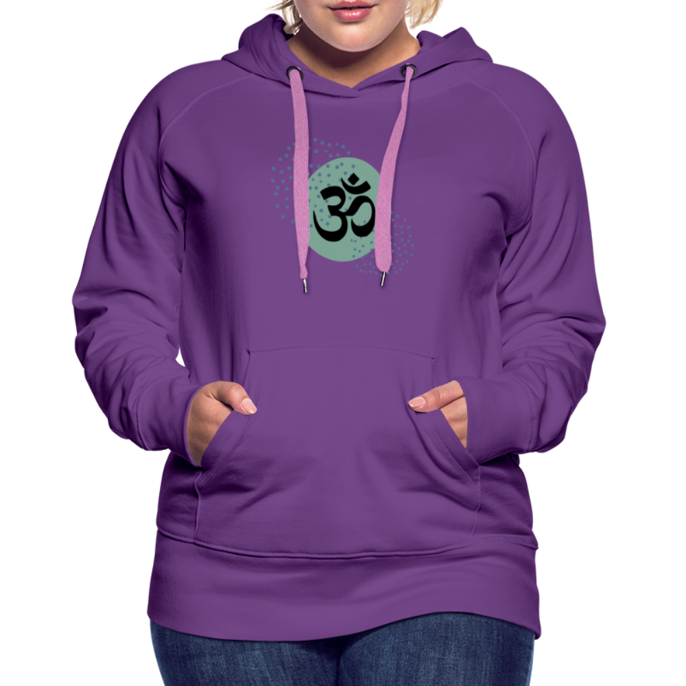 Frauen Premium Hoodie - Om - Purple