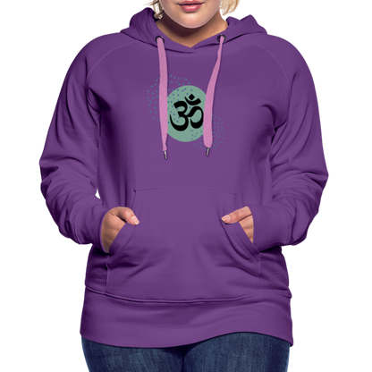 Frauen Premium Hoodie - Om - Purple