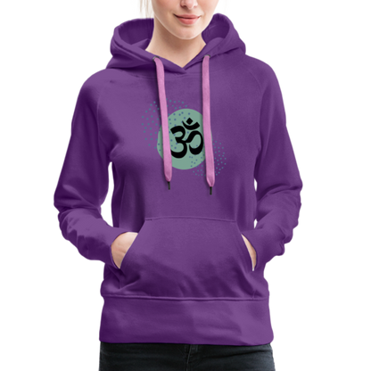 Frauen Premium Hoodie - Om - Purple