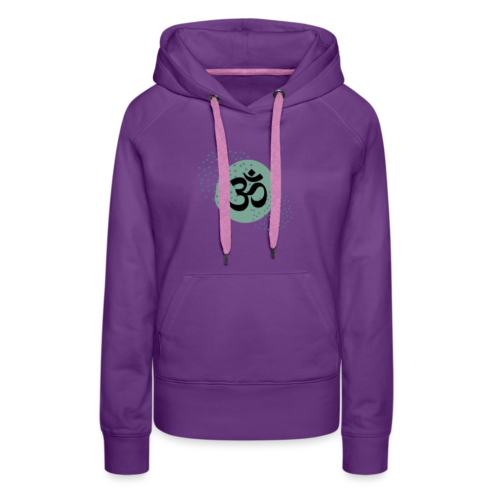 Frauen Premium Hoodie - Om - Purple