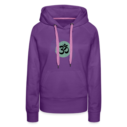 Frauen Premium Hoodie - Om - Purple