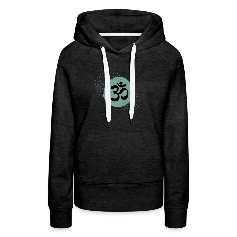 Frauen Premium Hoodie - Om - Anthrazit