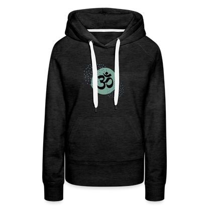 Frauen Premium Hoodie - Om - Anthrazit