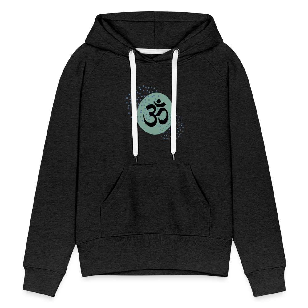 Frauen Premium Hoodie - Om - Anthrazit