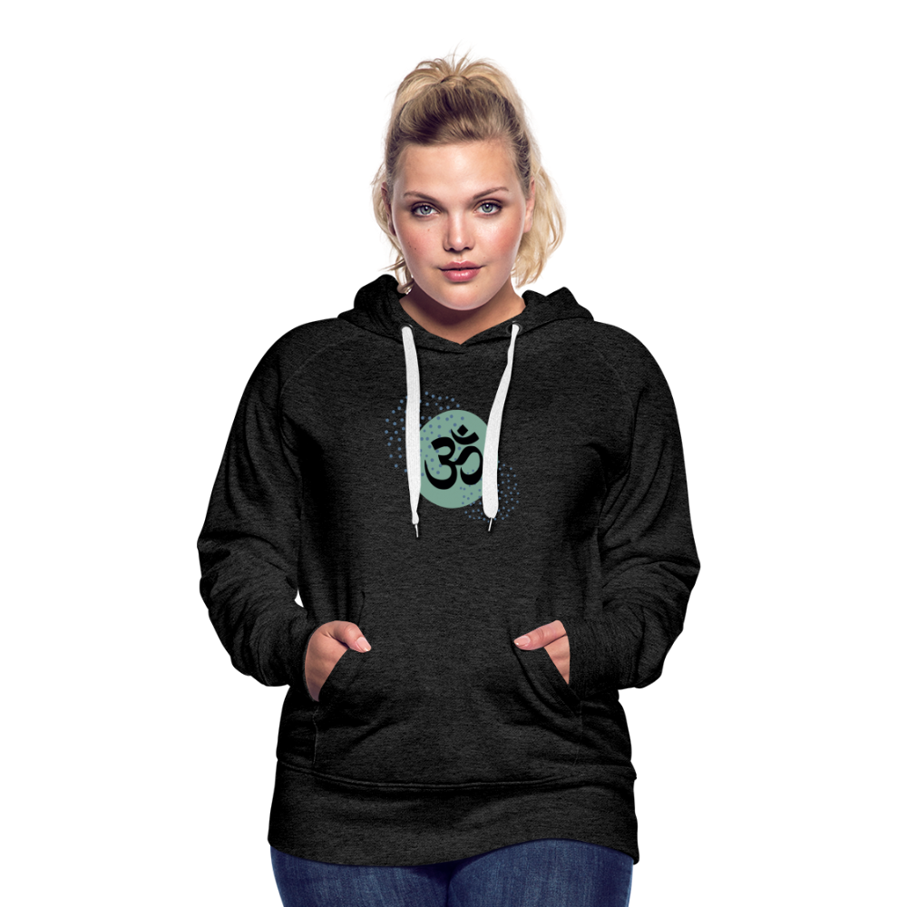 Frauen Premium Hoodie - Om - Anthrazit